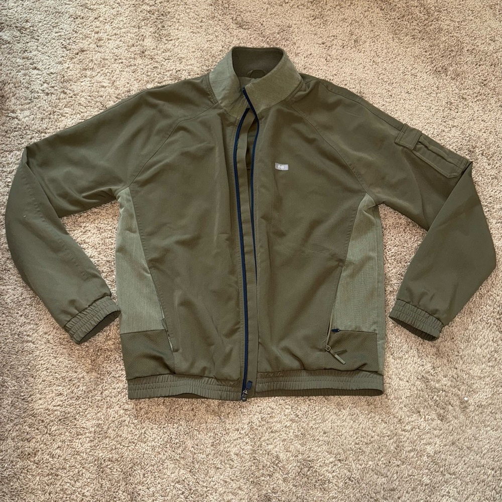 FIGS Heather Olive Jacket